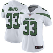 Women's Nike New York Jets #33 Jamal Adams White New Vapor Untouchable Limited Authentic Stitched NFL Jersey