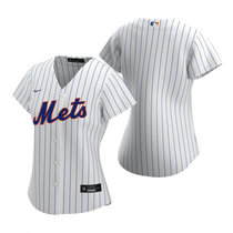 Women's Nike New York Mets #Blank White Game Authentic Stitched MLB Jersey