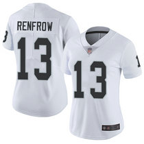 Women's Nike Oakland Raiders #13 Hunter Renfrow White Vapor Untouchable Authentic Stitched NFL jersey