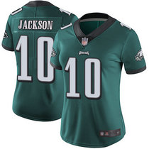 Women's Nike Philadelphia Eagles #10 DeSean Jackson Green Vapor Untouchable Limited Authentic Stitched NFL Jersey