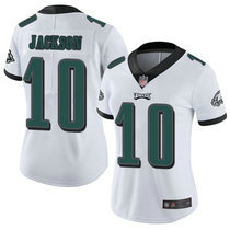 Women's Nike Philadelphia Eagles #10 DeSean Jackson White Vapor Untouchable Limited Authentic Stitched NFL Jersey