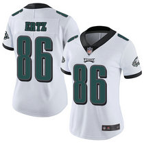 Women's Nike Philadelphia Eagles #86 Zach Ertz White Vapor Untouchable Authentic stitched NFL jersey