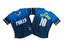 Women's Nike Philadelphia Phillies #10 J.T. Realmuto 2024 City Blue MLB Jersey