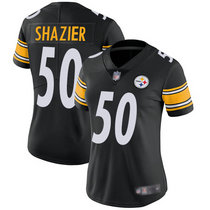 Women's Nike Pittsburgh Steelers #50 Ryan Shazier Black Vapor Untouchable Limited Authentic Stitched NFL Jersey