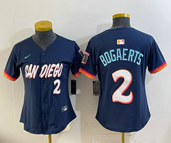 Women's Nike San Diego Padres #2 Xander Bogaerts Button 2026 City Pullover MLB Jersey