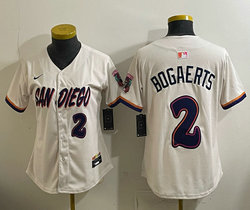 Women's Nike San Diego Padres #2 Xander Bogaerts Cream 2026 City MLB Jersey