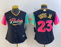 Women's Nike San Diego Padres #23 Fernando Tatis Jr 2022 City Authentic Stitched MLB Jersey