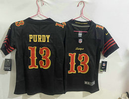 Women's Nike San Francisco 49ers #13 Brock Purdy Rivalries Stitched Football Jersey