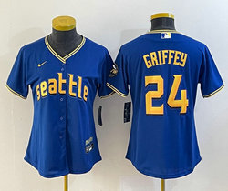 Women's Nike Seattle Mariners #24 Ken Griffey 2023 City Authentic Stitched MLB jersey