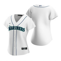 Women's Nike Seattle Mariners #Blank White Game Authentic Stitched MLB jersey