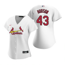 Women's Nike St.Louis Cardinals #43 Dakota Hudson White Authentic Stitched MLB Jersey