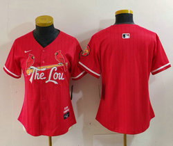 Women's Nike St.Louis Cardinals Blank Red City Authentic Stitched MLB Jersey