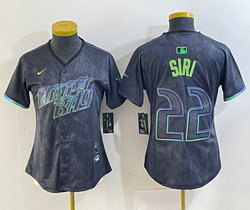 Women's Nike Tampa Bay Rays #22 Jose Siri 2024 City Authentic stitched MLB jersey