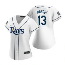 Women's Nike Tampa Bay Rays #34 Trevor Richards White Game 2020 World Series Game MLB jersey