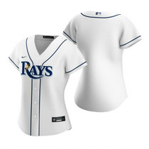 Women's Nike Tampa Bay Rays #Blank White Game Authentic stitched MLB jersey