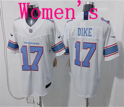 Women's Nike Tennessee Titans #17 Chimere Dike 2026 White Authentic Stitched NFL Jersey.webp