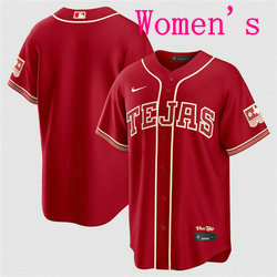 Women's Nike Texas Rangers Blank Red 2026 City MLB Jersey