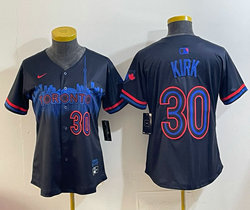 Women's Nike Toronto Blue Jays #30 Alejandro Kirk City MLB jersey