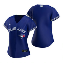 Women's Nike Toronto Blue Jays #Blank Blue Game Authentic Stitched MLB Jersey