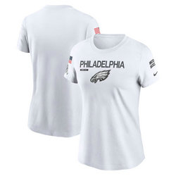 Women's Philadelphia Eagles 2024 Salute To Service T-shirt