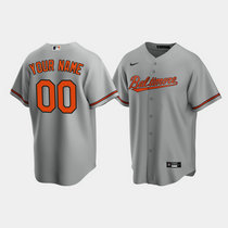 Youth Custom Nike Baltimore Orioles Any Name Gray Game Authentic stitched MLB jersey