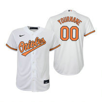 Youth Custom Nike Baltimore Orioles Any Name White Authentic stitched MLB jersey