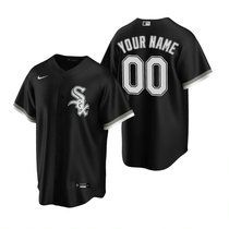 Youth Custom Nike Chicago White Sox Any Name Black Authentic Stitched MLB Jersey