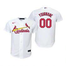 Youth Custom Nike St.Louis Cardinals White Game Authentic stitched MLB jersey