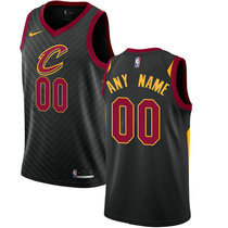 Youth Customized Nike Cleveland Cavaliers Black Authentic Stitched NBA jersey