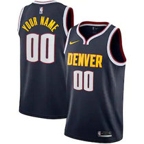 Youth Customized Nike Denver Nuggets Navy Blue Authentic Stitched NBA jersey.jpg