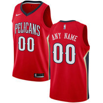 Youth Customized Nike New Orleans Pelicans Red Authentic Stitched NBA jersey