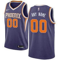 Youth Customized Nike Phoenix Suns Purple Authentic NBA Basketball Jersey