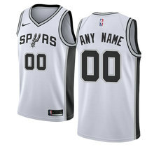 Youth Customized Nike San Antonio Spurs White Authentic Stitched NBA jersey