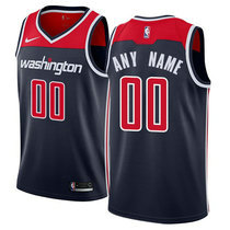 Youth Customized Nike Washington Wizards Navy Blue Authentic Stitched NBA jersey
