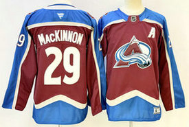 Youth Fanatics Colorado Avalanche #29 Nathan MacKinnon Red Authentic Stitched NHL Jersey