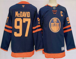 Youth Fanatics Edmonton Oilers #97 Connor McDavid Authentic Stitched NHL jersey