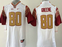Youth Florida State Seminoles #80 Rashad Greene White Authentic Stitched NCAA Jersey