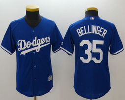 Youth Los Angeles Dodgers #35 Cody Bellinger Blue Authentic Stitched MLB Jersey