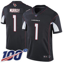 Youth Nike Arizona Cardinals #1 Kyler Murray 100th Season Black Vapor Untouchable Authentic Stitched NFL Jersey