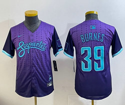Youth Nike Arizona Diamondbacks #39 Corbin Burnes Purple 2025 City MLB Jersey