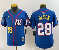 Youth Nike Atlanta Braves #28 Matt Olson 2025 All-Star Baseball Jersey