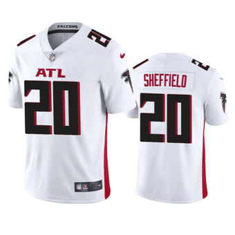 Youth Nike Atlanta Falcons #20 Kendall Sheffield White Game Authentic Stitched NFL Jersey