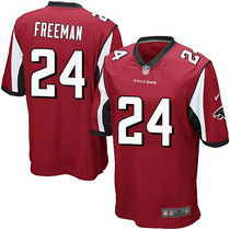Youth Nike Atlanta Falcons #24 Devonta Freeman Red Authentic Stitched NFL Jerseys