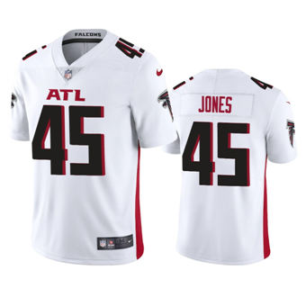Youth Nike Atlanta Falcons #45 Deion Jones White Game Authentic Stitched NFL Jersey