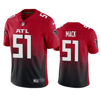 Youth Nike Atlanta Falcons #51 Alex Mack Red Game Authentic Stitched NFL Jersey