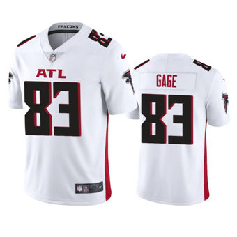 Youth Nike Atlanta Falcons #83 Russell Gage White Game Authentic Stitched NFL Jersey