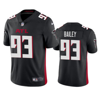 Youth Nike Atlanta Falcons #93 Allen Bailey Black Game Authentic Stitched NFL Jersey