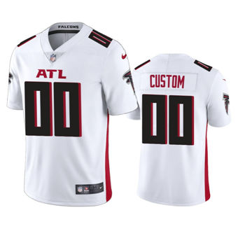 Youth Nike Atlanta Falcons Customized White Vapor Untouchable Authentic Stitched NFL Jerseys