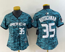 Youth Nike Baltimore Orioles #35 Adley Rutschman Teal 2023 All-Star Stitched Baseball Jersey