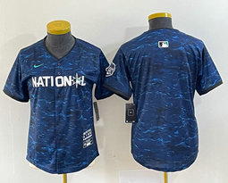 Youth Nike Blank Royal 2023 All-Star Stitched Baseball Jersey